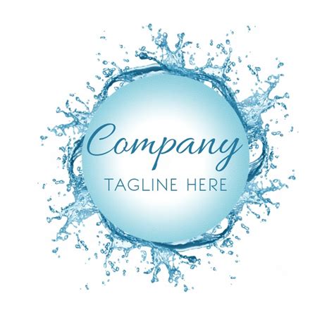 Copy Of Water Splash Abstract Business Logo Template Postermywall