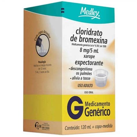 Comprar Cloridrato De Bromexina 8mg5ml Xarope Adulto