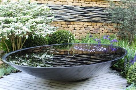 Is your backyard space limited? HGTV Gardens features water features for small spaces that ...
