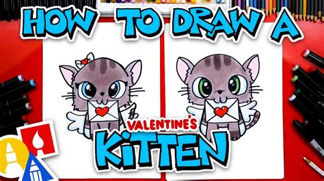 Cute Cat Drawing For Kids