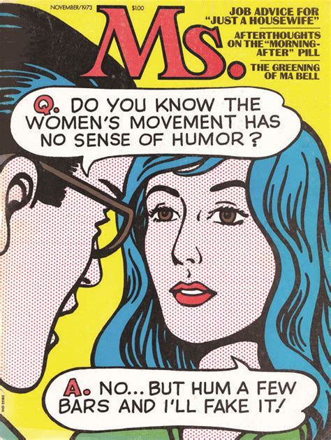 Ms Cover November 1973 Ms Magazine Feminism Magazine
