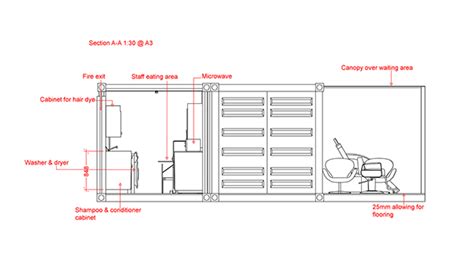 Second Year Shipping Container Technical Drawings On Behance