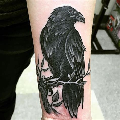 Discover More Than 78 Raven Tattoo Forearm Latest Ineteachers