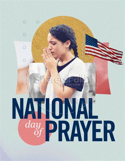 National Day Of Prayer Church Flyer