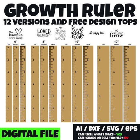 Growth Chart Svg Growth Ruler Svg Loved Beyond Measure Svg Etsy My