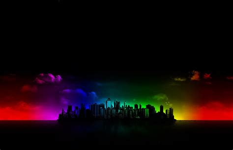 Blackness is the sign of darkness and loneliness, but one have to accept that each color has its kind. cityscape, Black, Colorful Wallpapers HD / Desktop and ...
