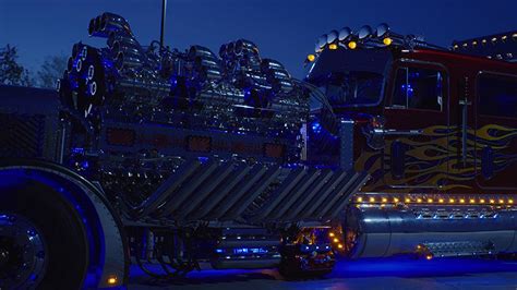 3424 Hp Thor24 Semi Truck With Twin V 12 Engines 12 Superchargers