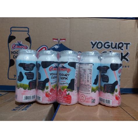 Jual Cimory Yogurt Drink Strawberry 70ML Isi 5 Botol Cimori Stroberi 70