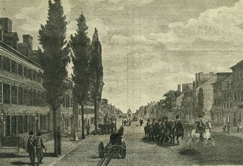 High Market Street From Ninth Street Philadelphia In 1800