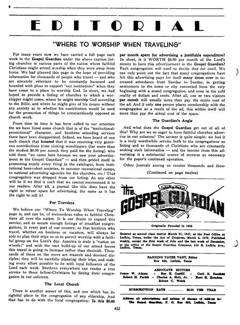Gospel Guardian Vol13 No29 Pg4