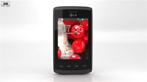 360 view of LG Optimus L1 II (E410) 3D model - Hum3D store