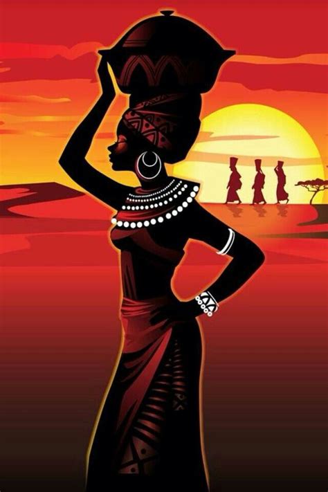 Una Nota De Color African Art Paintings Africa Art Black Art Painting