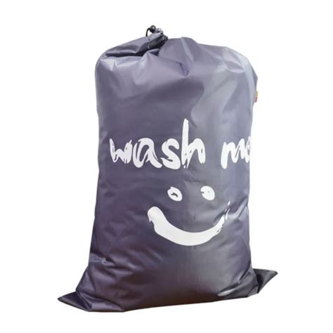 Large Capacity Foldable Nylon Laundry Bag Dirty Clothes Drawstring