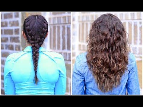 Easy heatless hairstyles without sweat! Boxer Braid No-Heat Curls | Cute Girls Hairstyles - YouTube