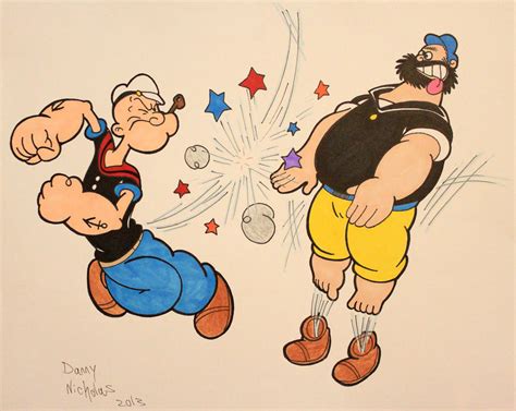 Popeye Vs Brutus By Dannynicholas On Deviantart