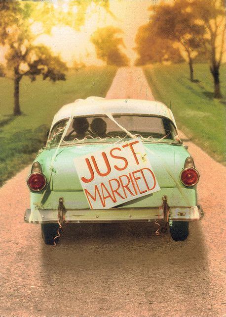 Just Married | Just married sign, Just married car ...