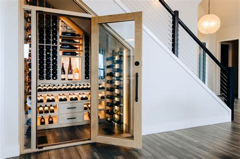 Under Stairs Wine Cellar Design And Build In Oregon — Sommi Wine Cellars