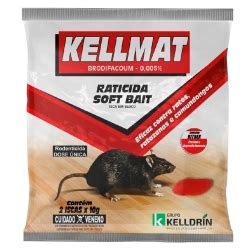 RATICIDA KELLMAT SOFT BAIT PACOTE 10X10 G IelenPET