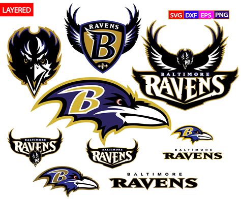 Baltimore Ravens Logo Svgbaltimore Ravens Svg Etsy