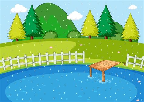 Free Vector A Simple Nature Scene