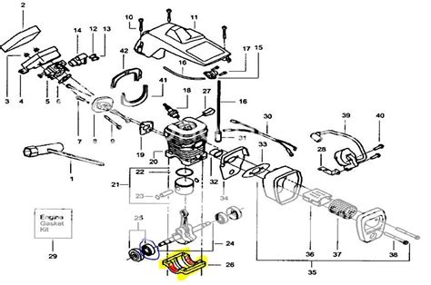 Craftsman 18 42cc Chainsaw Parts Diagram
