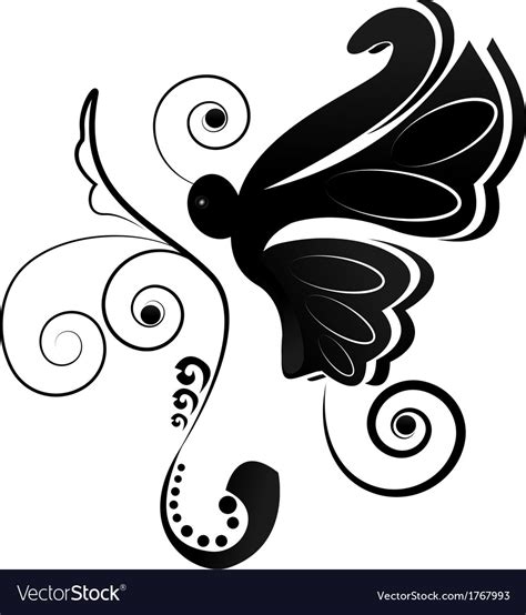 Butterfly logo Royalty Free Vector Image - VectorStock