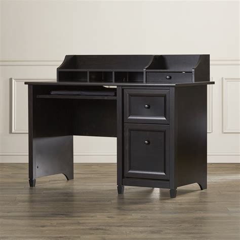 Featuring extensive tabletop and functional drawers, it is easy to keep your working space neat and organized. Three Posts Lamantia Computer Desk with Keyboard Tray & Reviews | Wayfair