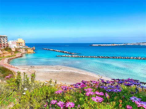 Otranto Coastal Town In Puglia With Turquoise Sea Italian Vacation
