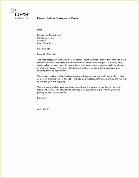 20 Images Inspirational Simple Cover Letter Outline