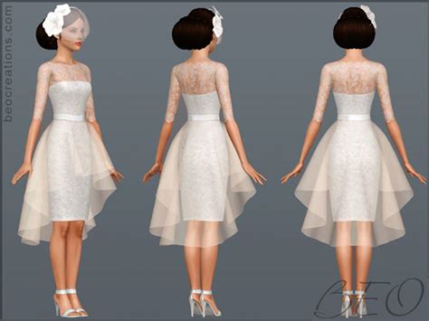 Custom Sims 3 Bridal Set