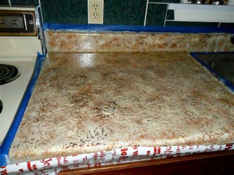Because it's durable and easy to care for, formica is often used for floors, tables, countertops, cupboards, and other surfaces that get a lot of wear. quiltanddagger: Faux granite - Painting formica countertops