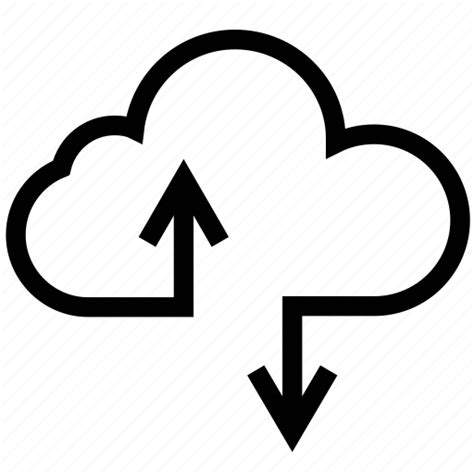 Cloud data store, cloud data transfer, cloud storage, data storage, data transfer, transfer icon