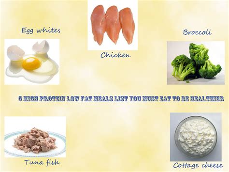 5 High Protein Low Fat Meals List You Must Eat To Be Healthier Tophealthyeating