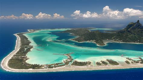 Bora Bora Island Of Paradise In French Polynesia Landscape Nature Sea