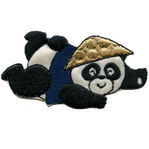 Iron On Patches And Embroidered Appliques Laughing Lizards Panda