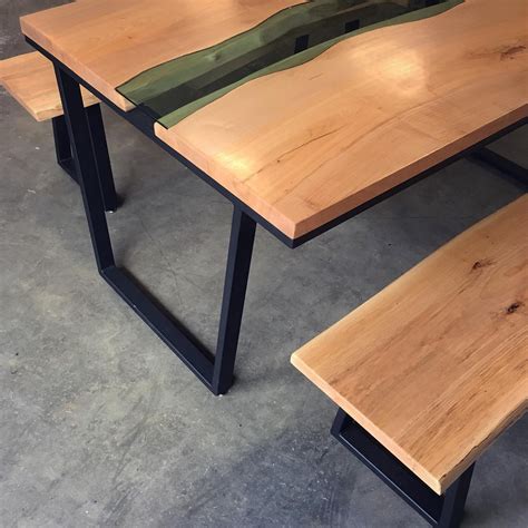 Check spelling or type a new query. River Series Dining Table // Maple + Green Glass + Steel ...
