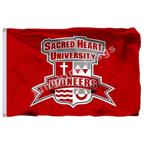 Sacred Heart Pioneers Flag Custom Ncaa Banner 3x5 Ft 90x150cm Free