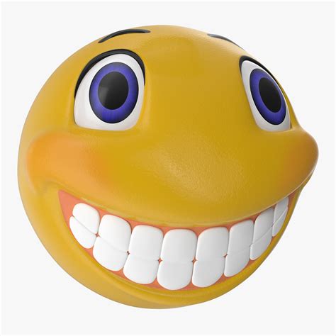 Smiley Face 3d Model Turbosquid 1281021