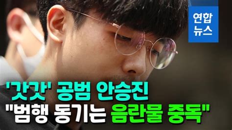 영상 갓갓 공범 안승진 범행 동기는 음란물 중독 얼굴 공개 네이트 뉴스