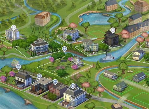 The Sims 4 World Maps