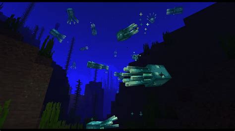 Glow Clinking Squid Minecraft Snapshot 21w03a Youtube