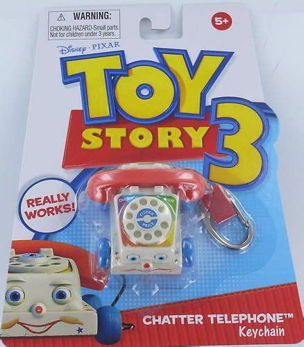 Disney Pixar Toy Story 3 Chatter Telephone Keychain For Sale Online