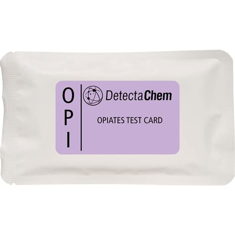 Opiates Detection Card 100 Count Detectachem