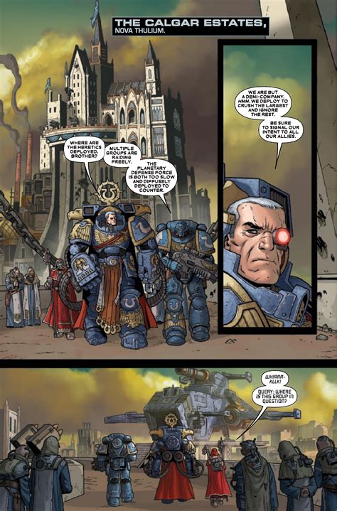 warhammer  marneus calgar  preview weird science marvel comics