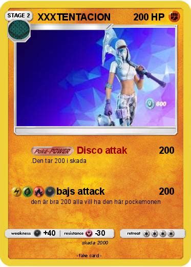 Pokémon XXXTENTACION 145 145 Disco attak My Pokemon Card