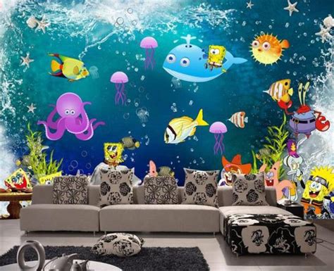 See more ideas about spongebob wallpaper, spongebob, cartoon wallpaper. 3d room wallpaper custom non woven murals Undersea world ...