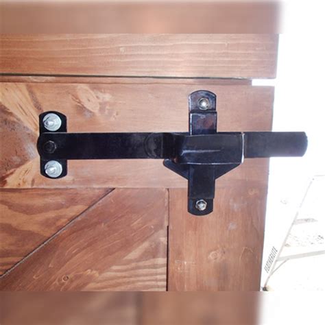 Out barn door latch is designed for bedrooms, bathrooms, ar any other private area that requires the door to lock. Horse Barn Door Hardware | Iron Grip Latch with Cast ...