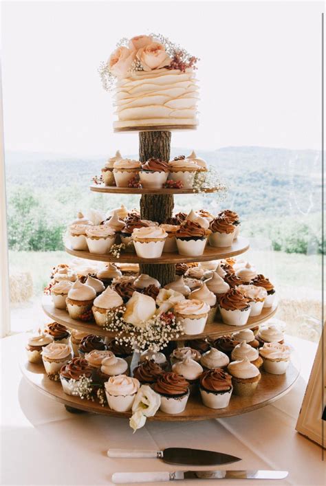 Fall Wedding Cakes Wedding Cake Rustic Wedding Cakes With Cupcakes