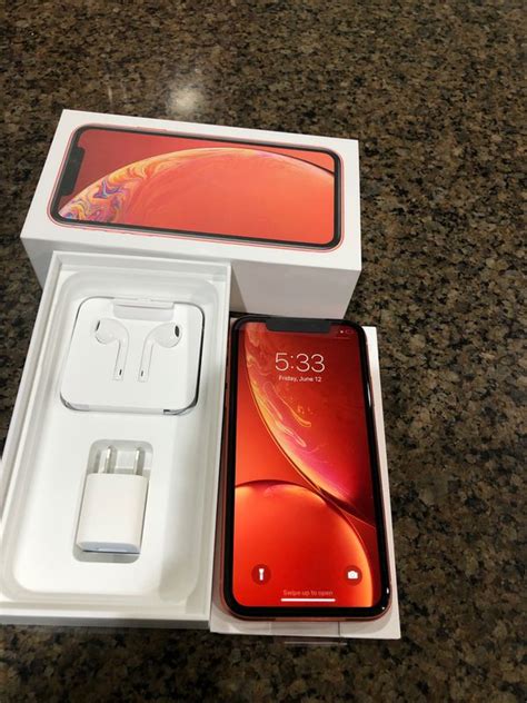 Apple Iphone Xr 128 Gb Atnt Cricket Ph Brand New One Year Warranty For