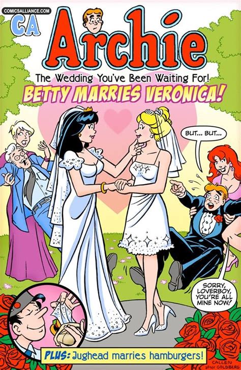 Archie Especial De San Valentín Betty Se Casa Con Verónica Vintage Lesbian Lesbian Art